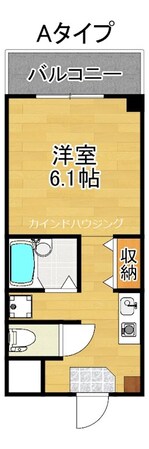 玉出駅 徒歩8分 3階の物件間取画像